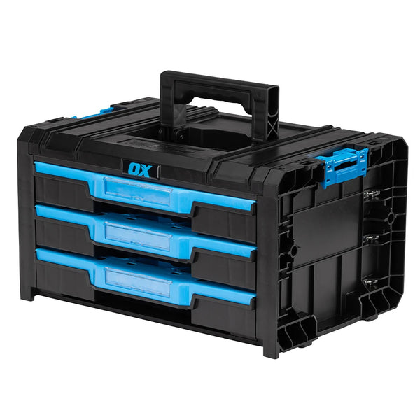 OX TOOLTREK Trade 3 Drawer Tool Box (OXT601803)