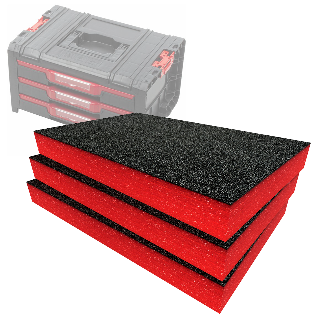 Modular Insert Box Home Trend ProTransit Modular Storage 3-Drawer Set Foam Inserts