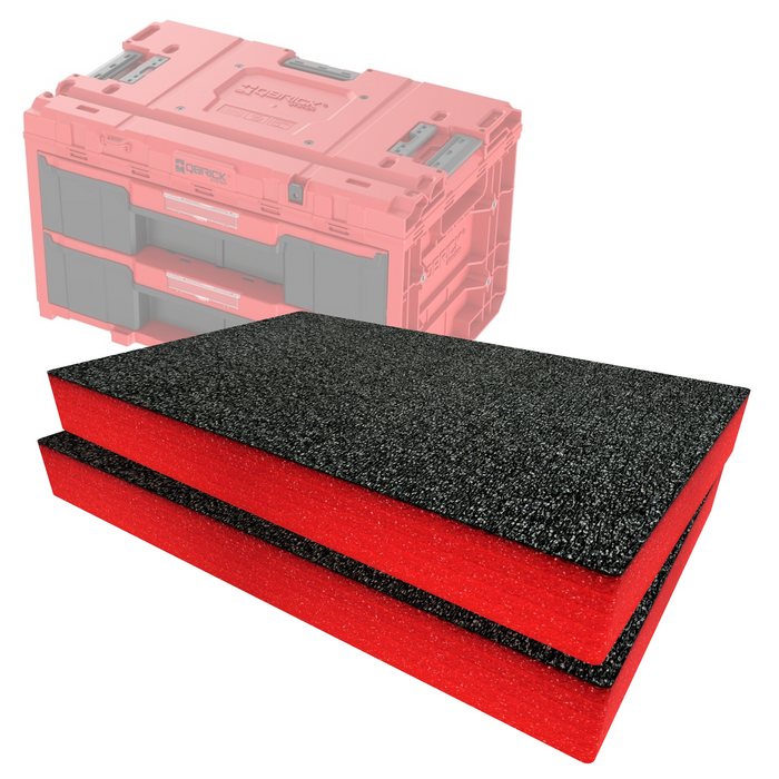 QBRICK ONE Toolbox with 2 Drawers 2.0 Foam Inserts