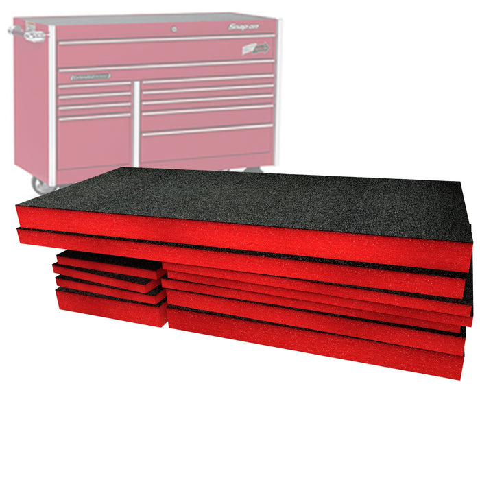 Snap-on 54" 11-Drawer Masters Series KRL722B Foam Insert Pack