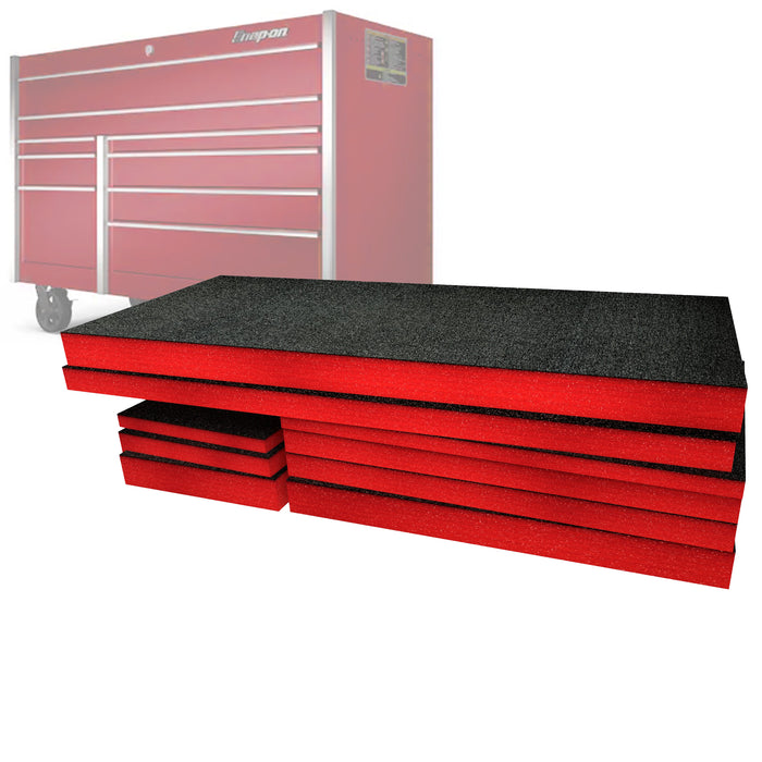 Snap-on 54" 9-Drawer Masters Series KRL722C Foam Insert Pack