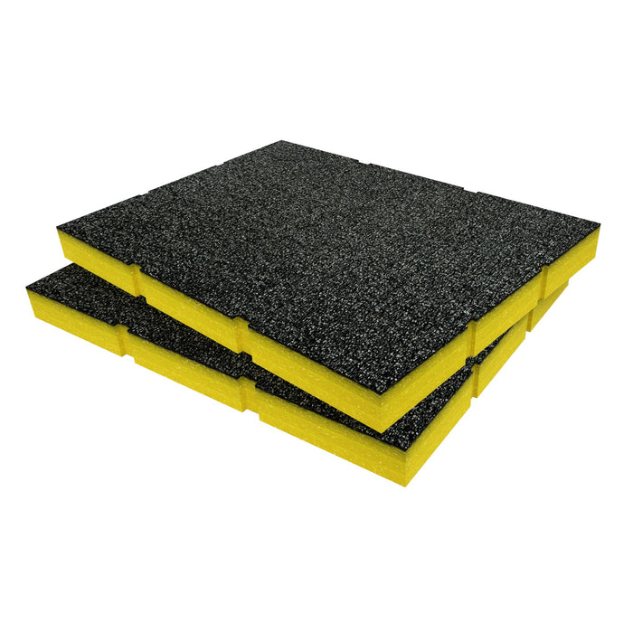 GUARDIQUE Multilayer schuimrubber, 3 stuks, 600 x 400 x 30 mm, schaduwschuim, snijden en verwijderen, aanpasbaar, kaizen schuim, gereedschapsinleg voor camera, gereedschapskoffer, gereedschapswagen GUARDIQUE Multilayer schuimrubber, 3 stuks, 600 x 400 x 30 mm, schaduwschuim, snijden en verwijderen, aanpasbaar, kaizen schuim, gereedschapsinleg voor camera, gereedschapskoffer, gereedschapswagen