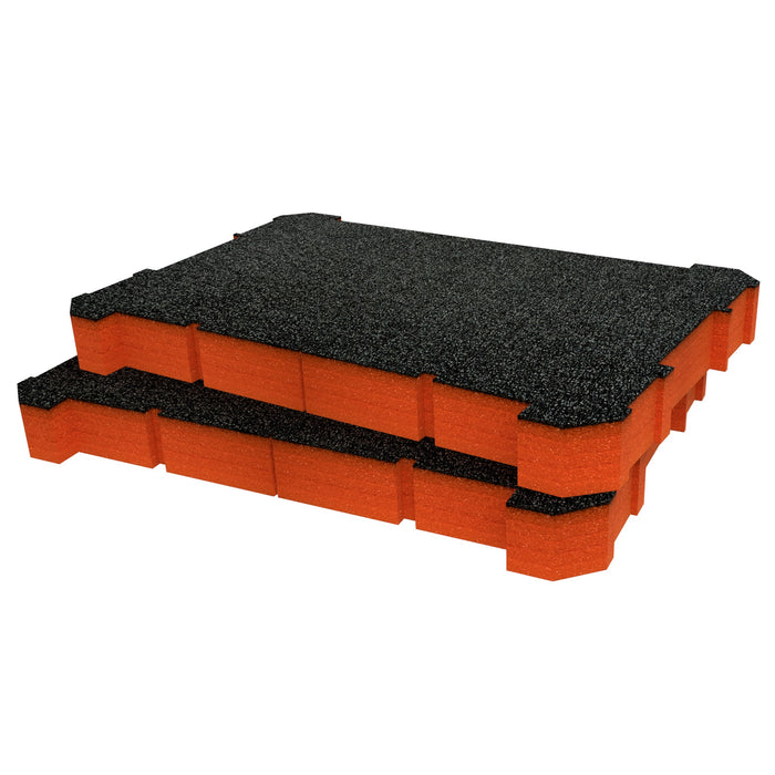 Tactix 2 Drawer Tool Chest Top Box Foam Inserts