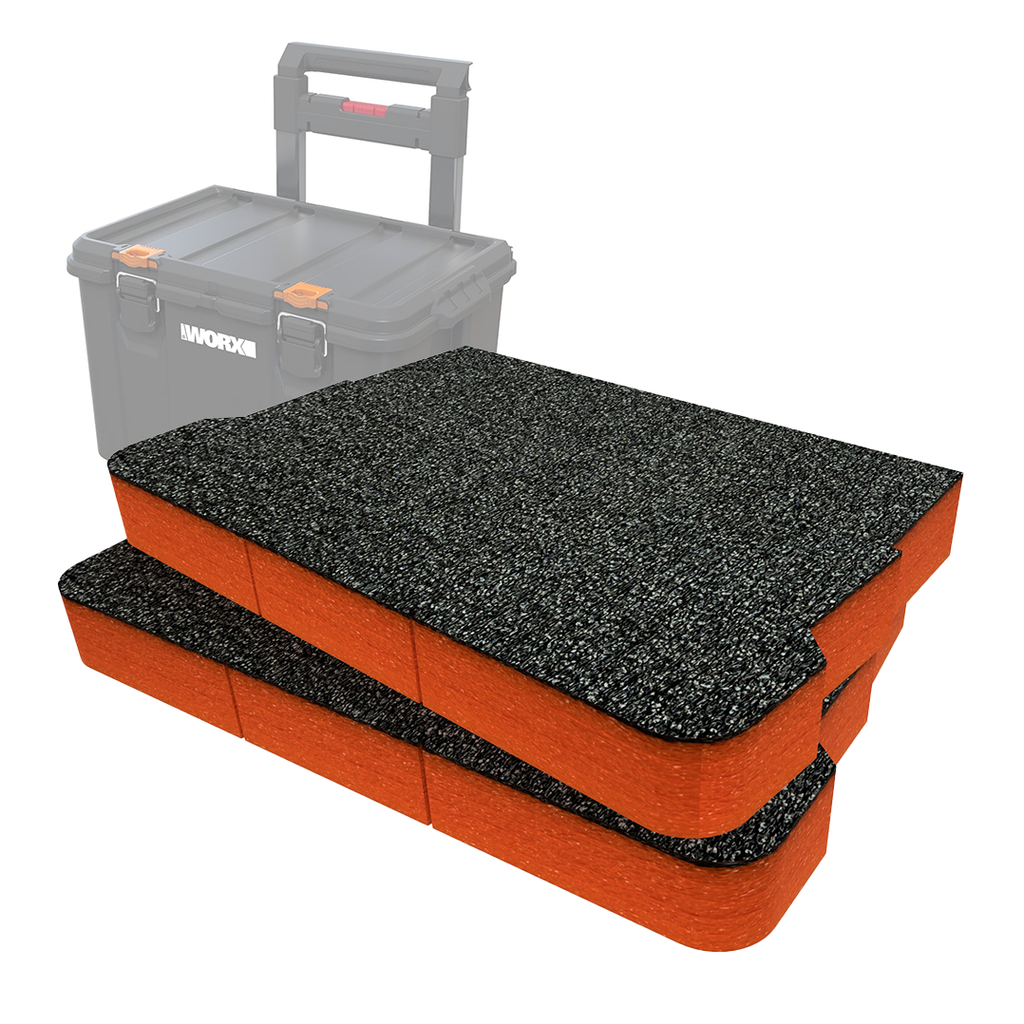 Worx Stack'N'Roll Carrello Inserti in Schiuma