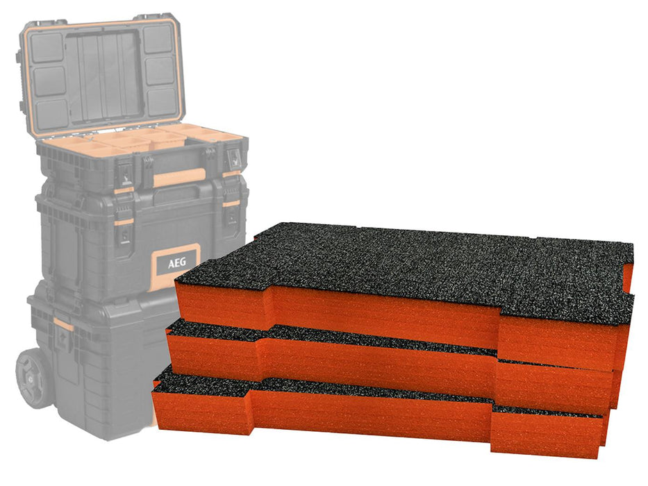 AEG Quickstack Tool Stack Foam Inserts - Shadow Foam