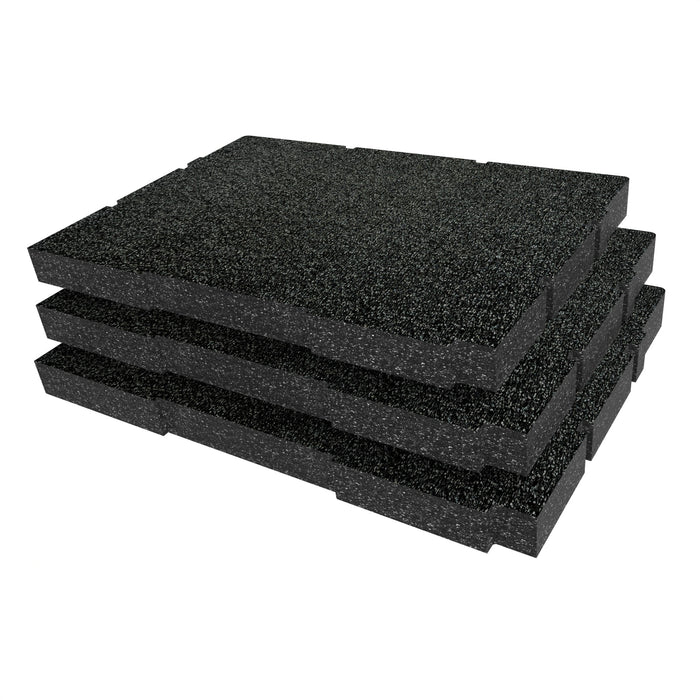 Bunker Load-Up Stacking Three Drawer Toolbox Foam Inserts