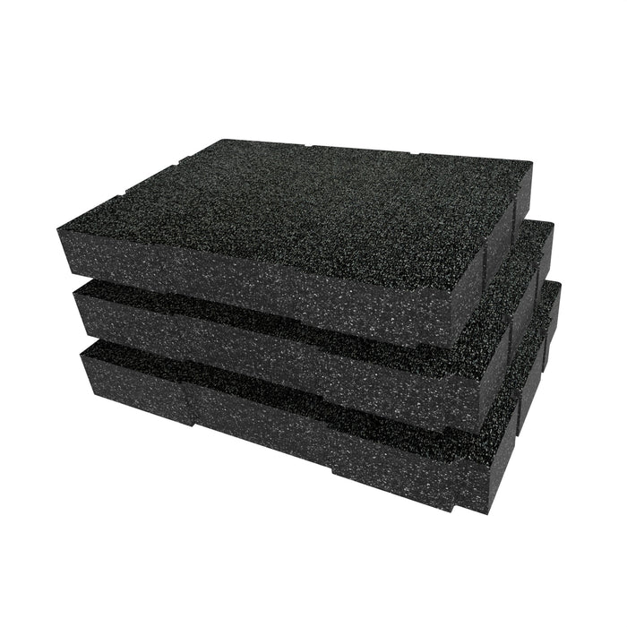 Bunker Load-Up Stacking Three Drawer Toolbox Foam Inserts