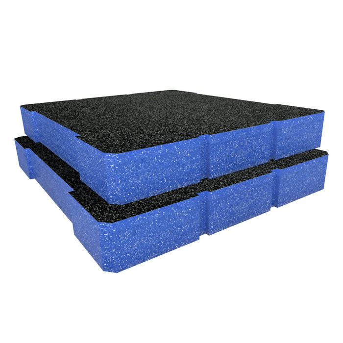 Toughbuilt StackTech Rolling 3 Drawer Locking Tool Box Foam Inserts