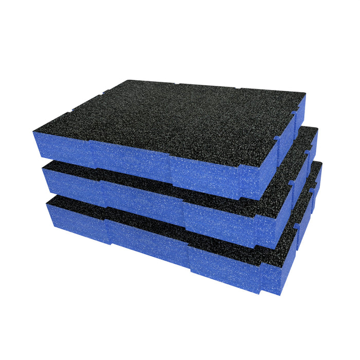 Bunker Load-Up Stacking Three Drawer Toolbox Foam Inserts