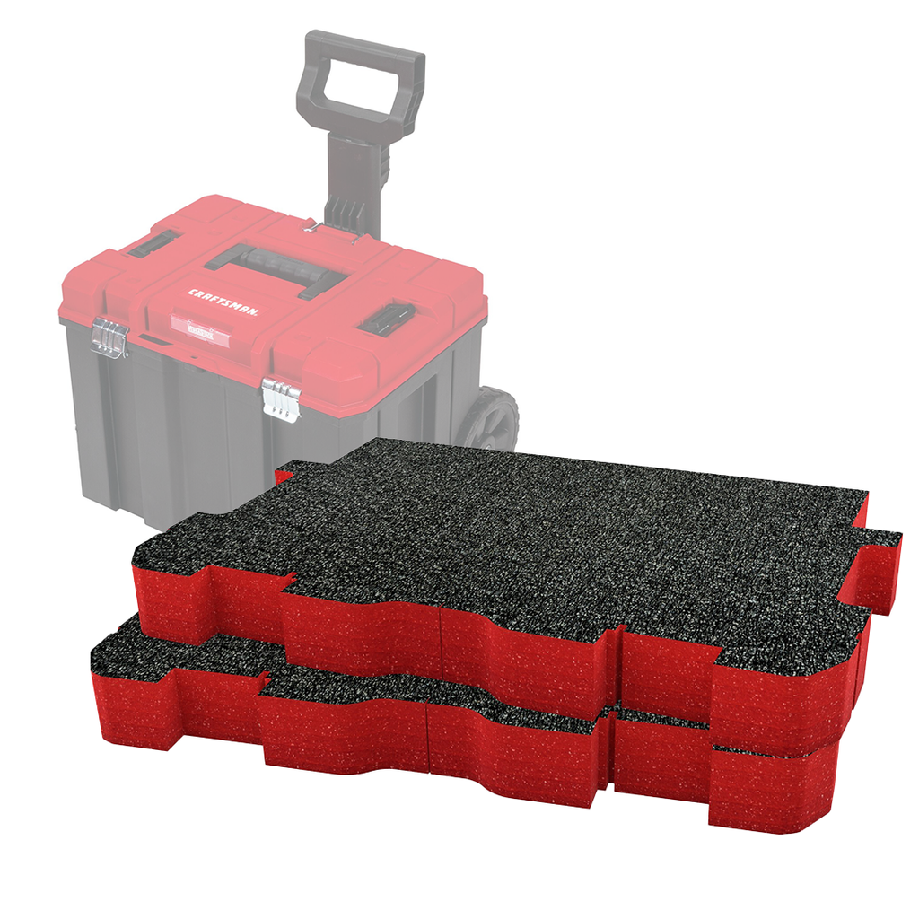 Sistema VERSASTACK™ de Craftsman 20 Caja de herramientas con ruedas Inserciones de espuma