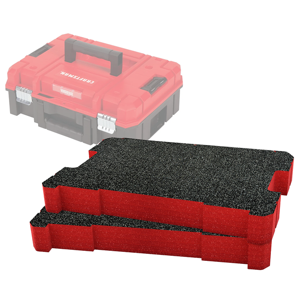 Ambachtsman VERSASTACK™ Systeem Koffer / Diepe Gereedschapskist Schuim Inserts