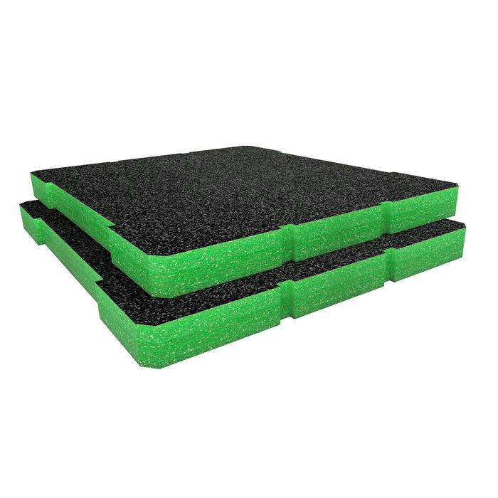 Toughbuilt StackTech Rolling 3 Drawer Locking Tool Box Foam Inserts