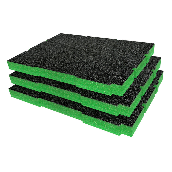 Bunker Load-Up Stacking Three Drawer Toolbox Foam Inserts