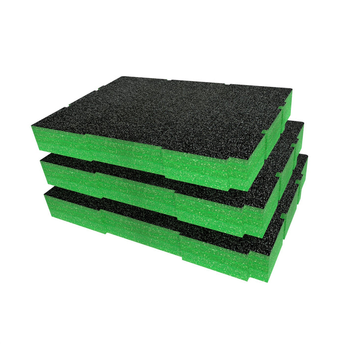 Bunker Load-Up Stacking Three Drawer Toolbox Foam Inserts