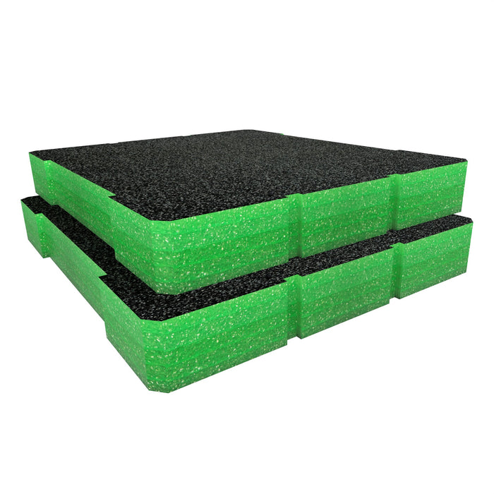 Toughbuilt StackTech Rolling 3 Drawer Locking Tool Box Foam Inserts