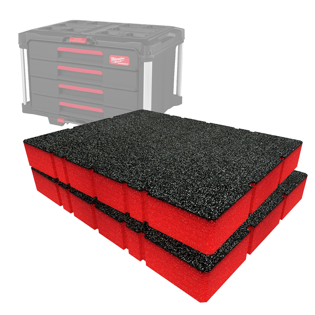 Milwaukee Packout 4 Drawer Foam Inserts