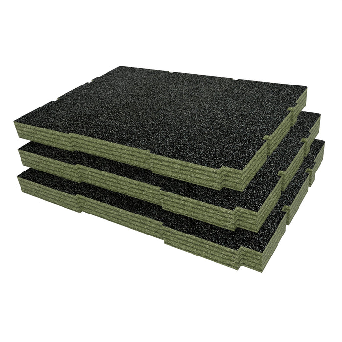 Bunker Load-Up Stacking Three Drawer Toolbox Foam Inserts