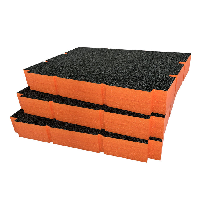Bunker Load-Up Stacking Three Drawer Toolbox Foam Inserts