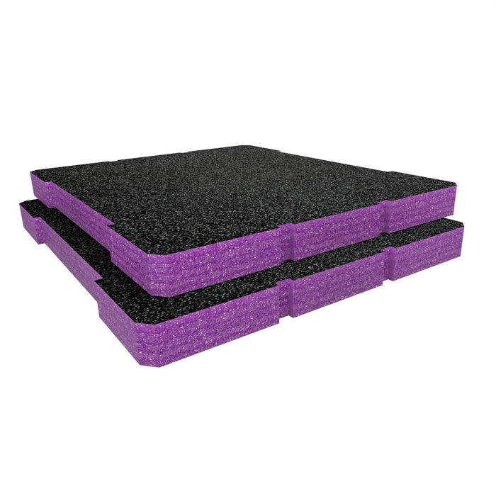Toughbuilt StackTech Rolling 3 Drawer Locking Tool Box Foam Inserts