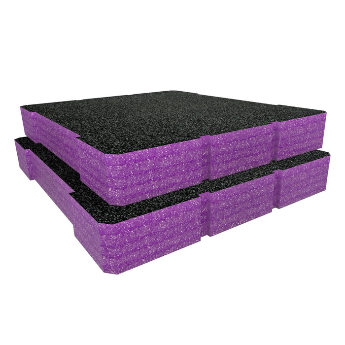 Toughbuilt StackTech Rolling 3 Drawer Locking Tool Box Foam Inserts