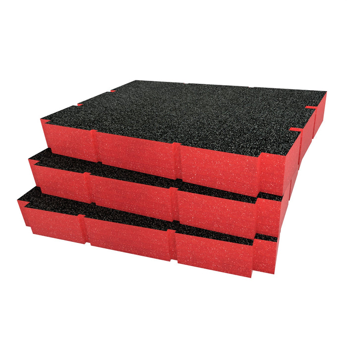 Bunker Load-Up Stacking Three Drawer Toolbox Foam Inserts