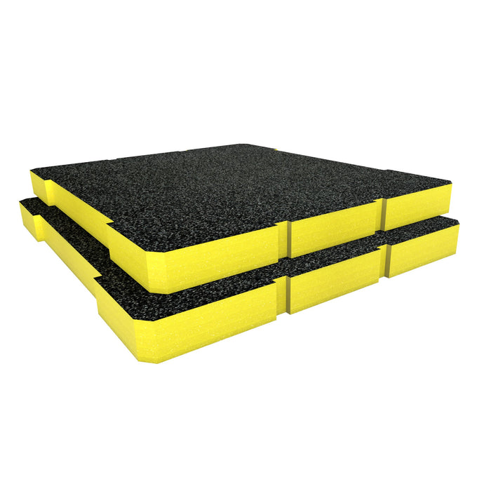 Toughbuilt StackTech Rolling 3 Drawer Locking Tool Box Foam Inserts