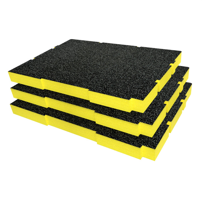 Bunker Load-Up Stacking Three Drawer Toolbox Foam Inserts